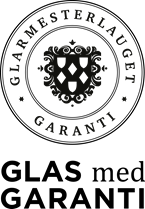 Glas med Garanti sort PNG